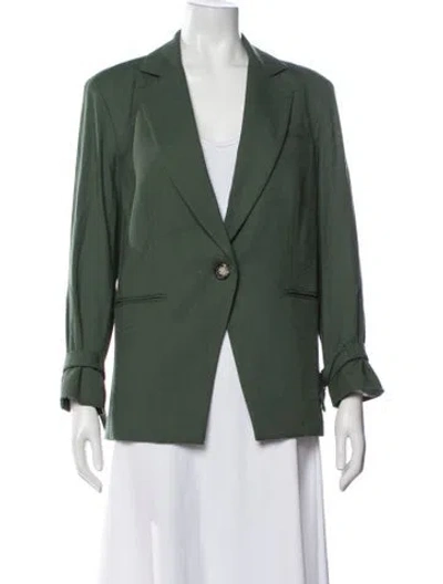 Pre-owned Veronica Beard Blazer In Green