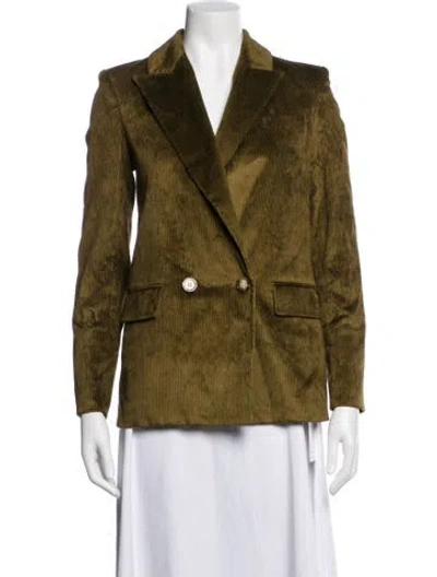 Pre-owned Veronica Beard Blazer In Green