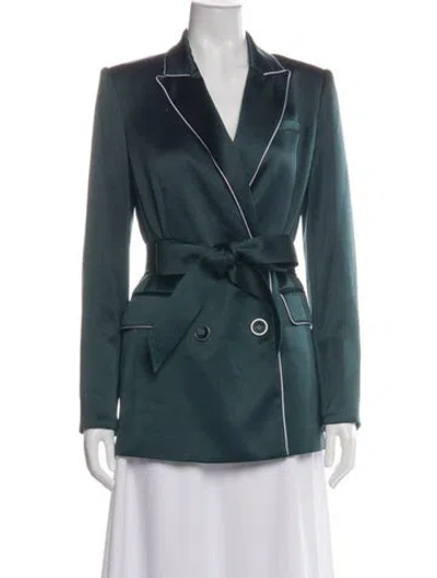 Pre-owned Veronica Beard Blazer In Green