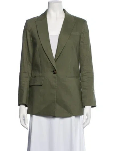 Pre-owned Veronica Beard Blazer In Green
