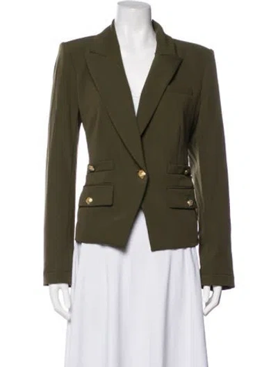 Pre-owned Veronica Beard Blazer In Green