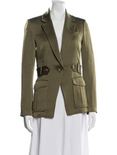 Pre-owned Veronica Beard Blazer In Green