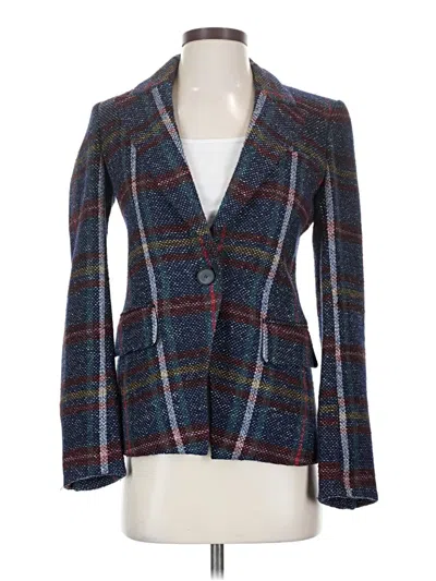 Pre-owned Veronica Beard Blazer Jacket In Blue
