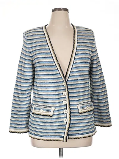 Pre-owned Veronica Beard Blazer Jacket In Blue