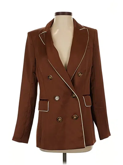Pre-owned Veronica Beard Blazer Jacket In Brown