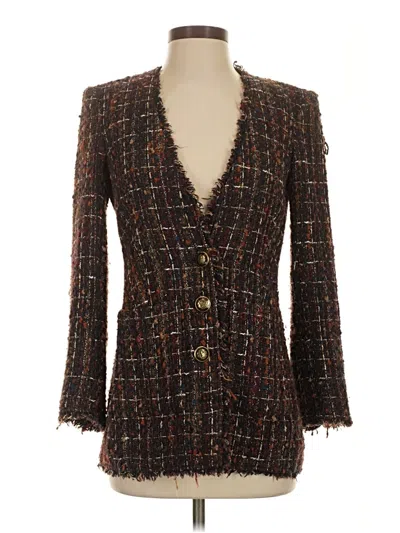 Pre-owned Veronica Beard Blazer Jacket In Brown