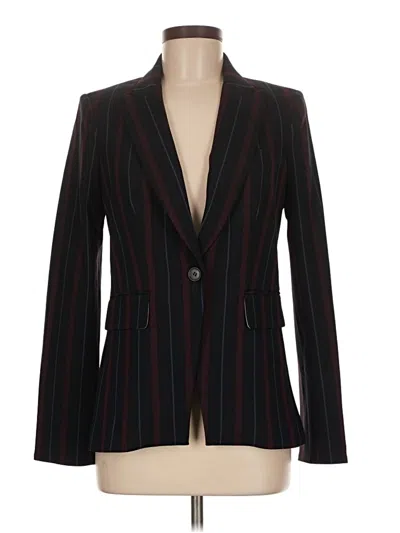 Pre-owned Veronica Beard Blazer Jacket In Burgundy