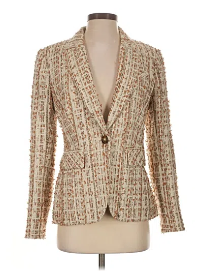 Pre-owned Veronica Beard Blazer Jacket In Gold