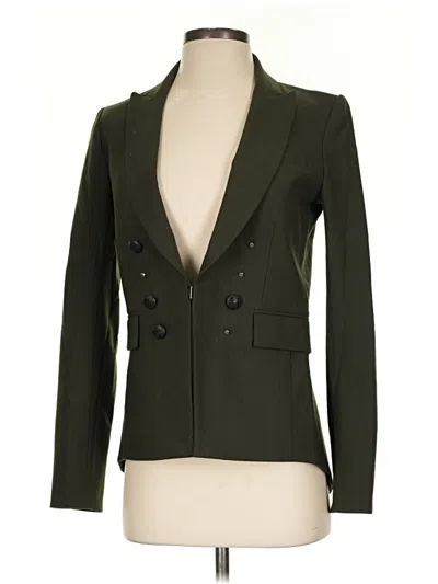 Pre-owned Veronica Beard Blazer Jacket In Green