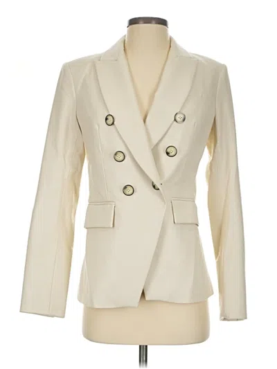 Pre-owned Veronica Beard Blazer Jacket In Ivory