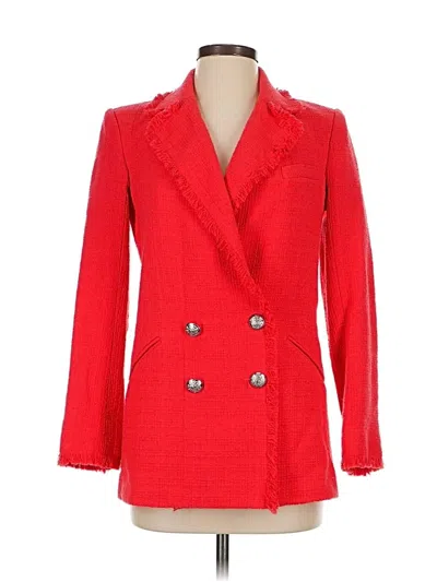 Pre-owned Veronica Beard Blazer Jacket In Red