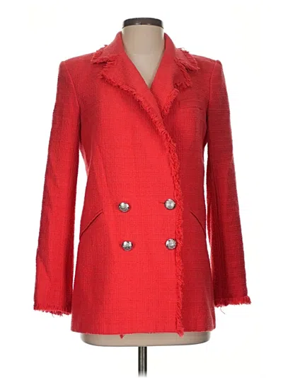 Pre-owned Veronica Beard Blazer Jacket In Red