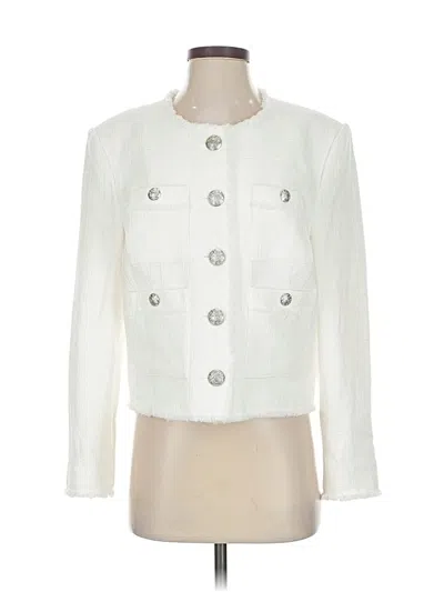 Pre-owned Veronica Beard Blazer Jacket In White