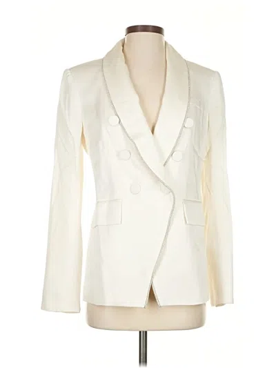 Pre-owned Veronica Beard Blazer Jacket In White