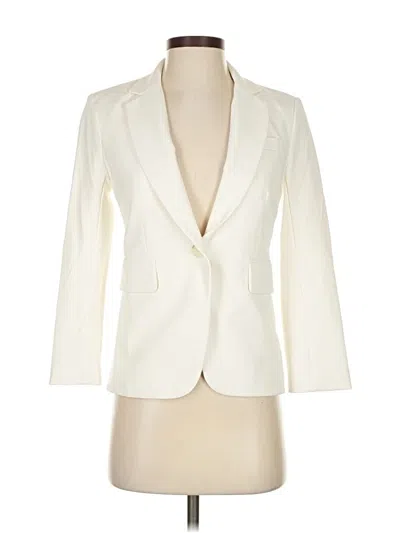 Pre-owned Veronica Beard Blazer Jacket In White