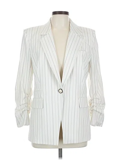 Pre-owned Veronica Beard Blazer Jacket In White