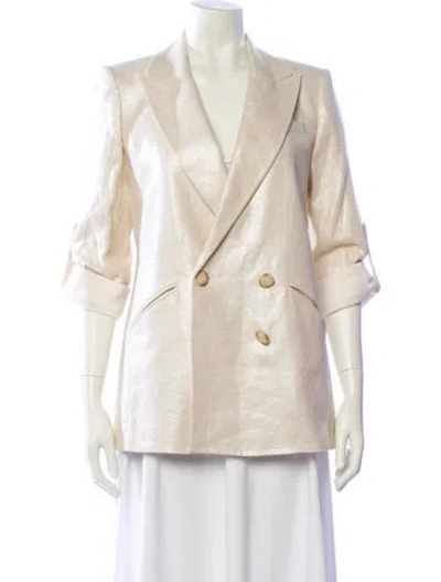 Pre-owned Veronica Beard Blazer In Neutral