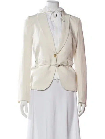 Pre-owned Veronica Beard Blazer In Neutral