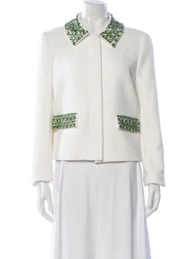 Pre-owned Veronica Beard Blazer In Neutral