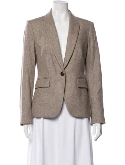 Pre-owned Veronica Beard Blazer In Neutral