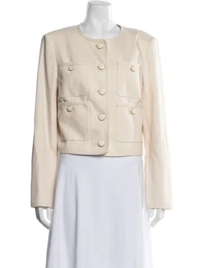 Pre-owned Veronica Beard Blazer In Neutral