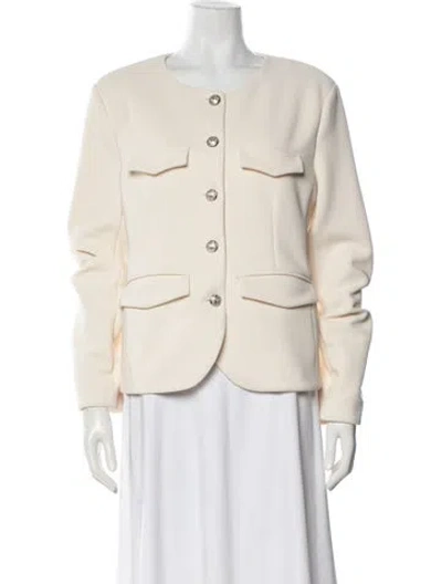 Pre-owned Veronica Beard Blazer In Neutral