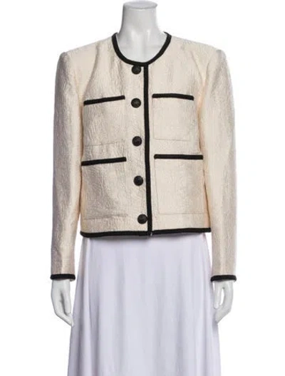 Pre-owned Veronica Beard Blazer In Neutral