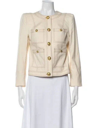 Pre-owned Veronica Beard Blazer In Neutral