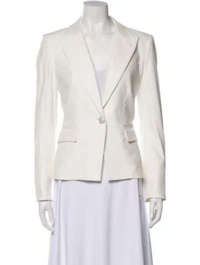 Pre-owned Veronica Beard Blazer In Neutral