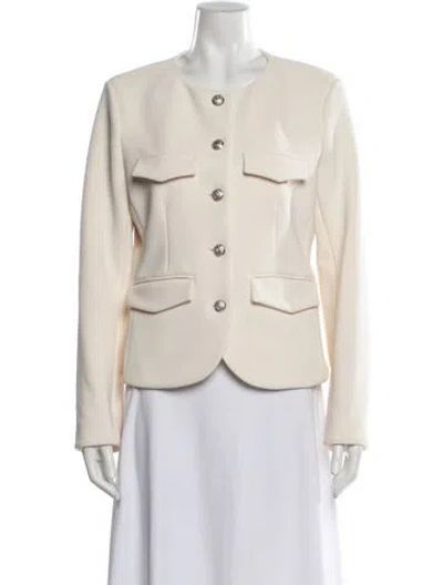 Pre-owned Veronica Beard Blazer In Neutral