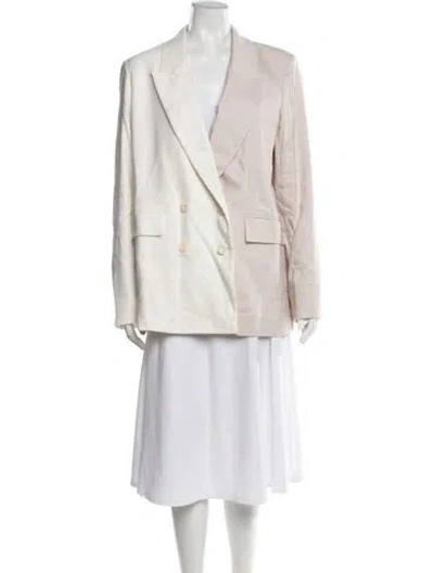 Pre-owned Veronica Beard Blazer In Neutrals