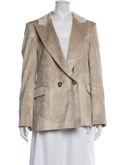 Pre-owned Veronica Beard Blazer In Neutrals