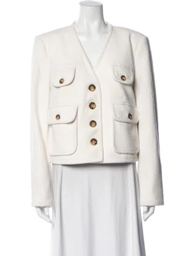 Pre-owned Veronica Beard Blazer In Neutrals