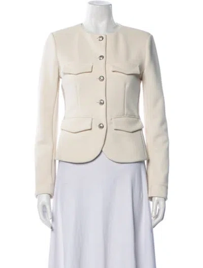Pre-owned Veronica Beard Blazer In Neutrals