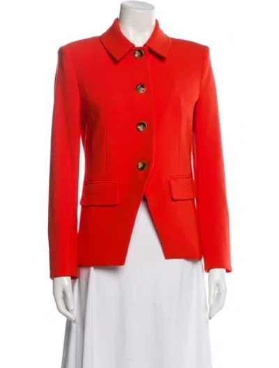 Pre-owned Veronica Beard Blazer In Orange