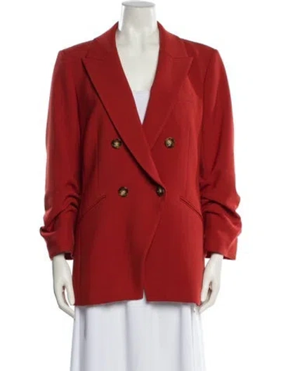 Pre-owned Veronica Beard Blazer In Orange