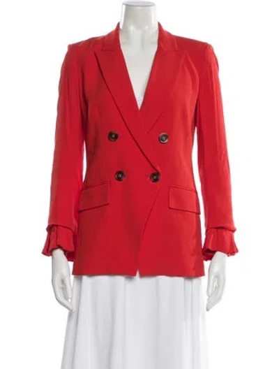 Pre-owned Veronica Beard Blazer In Orange