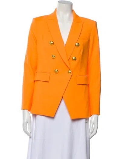 Pre-owned Veronica Beard Blazer In Orange