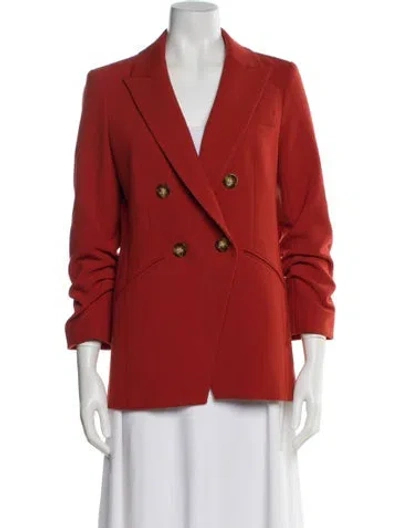 Pre-owned Veronica Beard Blazer In Orange