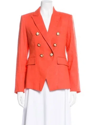 Pre-owned Veronica Beard Blazer In Orange