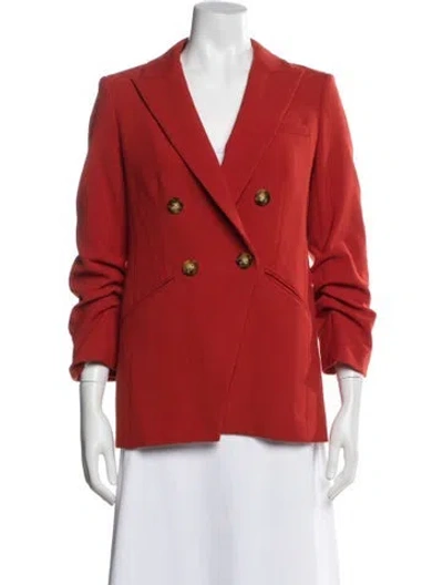 Pre-owned Veronica Beard Blazer In Orange