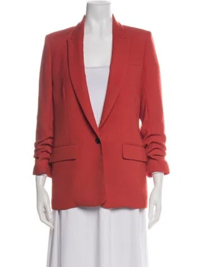Pre-owned Veronica Beard Blazer In Orange
