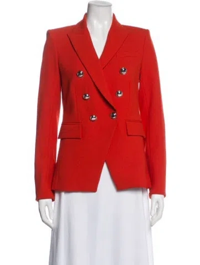 Pre-owned Veronica Beard Blazer In Orange