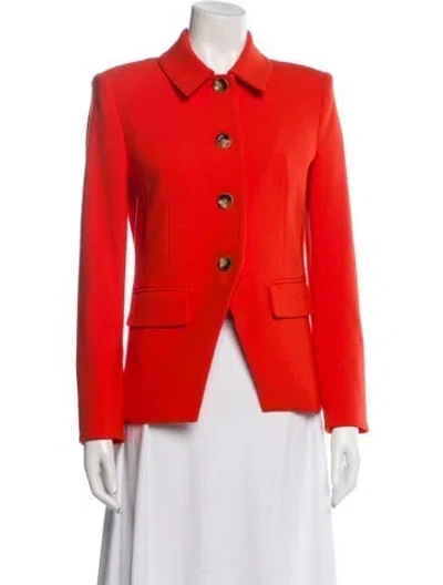 Pre-owned Veronica Beard Blazer In Orange