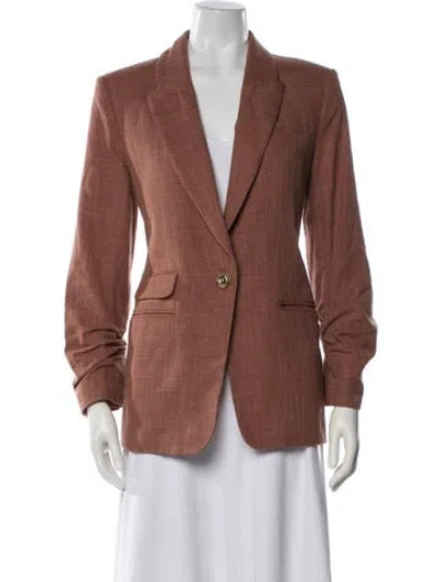 Pre-owned Veronica Beard Blazer In Orange