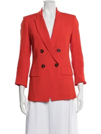 Pre-owned Veronica Beard Blazer In Orange