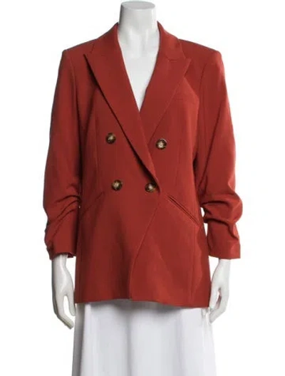 Pre-owned Veronica Beard Blazer In Orange