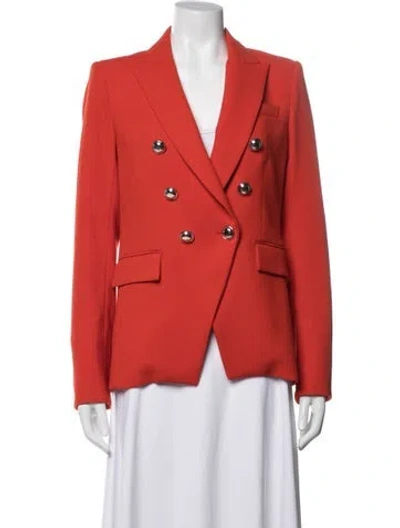 Pre-owned Veronica Beard Blazer In Orange