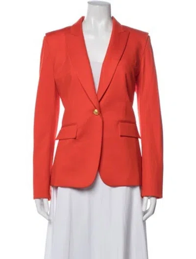 Pre-owned Veronica Beard Blazer In Orange