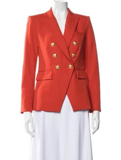 Pre-owned Veronica Beard Blazer In Orange
